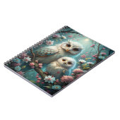 フクロウとベビー ノートブック (左側)