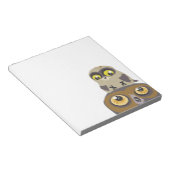 フクロウとベビー~ノート ノートパッド (アングル)