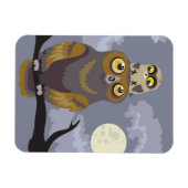 フクロウとベビー～磁石 マグネット (横)
