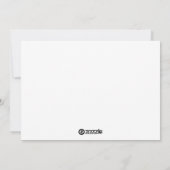 フクロウとミスタルトーのクリスマスカード シーズンカード (裏面)