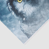 フクロウと冬の雪の夜 薄葉紙 (詳細)