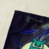 フクロウと幽霊 ビーチタオル (インサイチュ)