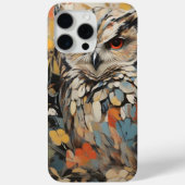 フクロウと春絵を描の花 Case-Mate iPhoneケース (裏面)