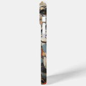 フクロウと春絵を描の花 Case-Mate iPhoneケース (裏面 / 左)