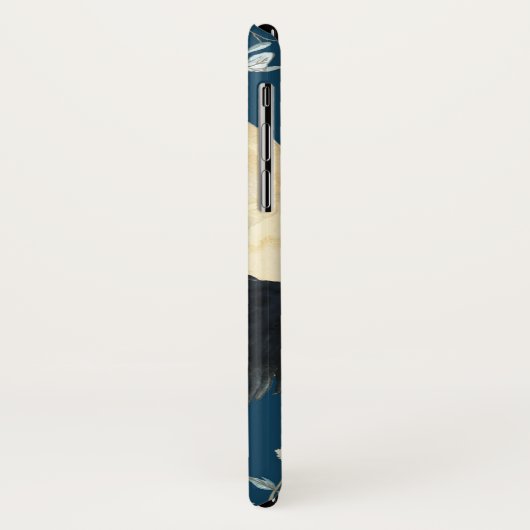 フクロウと月のiPhone / iPadケース Case-Mate iPhoneケース (裏面/左)