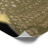 フクロウと満月 ポスター (角)