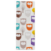 フクロウと葉 ワインギフトバッグ (正面)