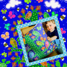 フクロウと鳥のサボテンの木