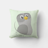 フクロウに賢い クッション (正面)