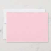 フクロウのかわいい写真カスタムバースデーパーティ招待状 招待状 (裏面)