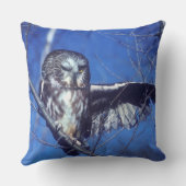 フクロウのまばたき クッション (裏面)