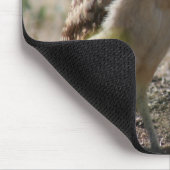 フクロウのカップルのマウスパッド マウスパッド (コーナー)