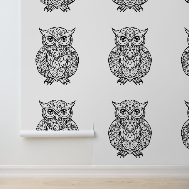 フクロウのカラーリングページ 壁紙 (アプリケーション)