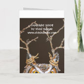 フクロウのカードを下ろす シーズンカード (裏面)