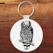 フクロウのキーチェーン キーホルダー (正面)