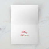 フクロウのクリスマスカード シーズンカード (内部)