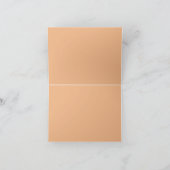 フクロウのグリーティングカード カード (内部)