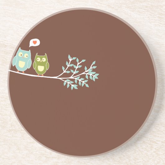 フクロウのコースター コースター (正面)