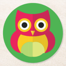 フクロウのコースター