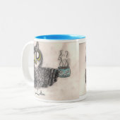 フクロウのコーヒー時間! マグ (正面左)