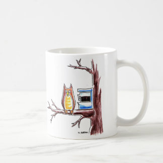 フクロウのコーヒー コーヒーマグカップ