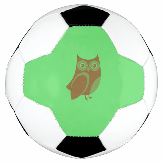 フクロウのサッカーボール サッカーボール (正面)