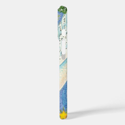 フクロウのサンタ・クロースがウサギを迎える可愛いクリスマス Case-Mate iPhoneケース (裏面 / 左)