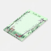 フクロウのシカの森林水彩画のしなければならないことのリスト ポストイット (アングル)