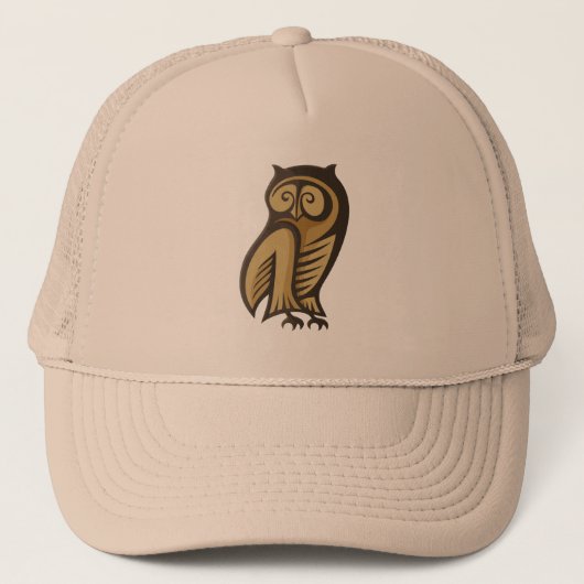 フクロウのシンボル カラー キャップ (正面)