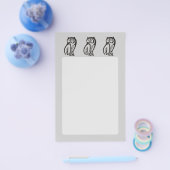 フクロウのシンボル 黒 チラシ (シングル)