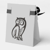 フクロウのシンボル 黒 フェイバーボックス (裏面サイド)