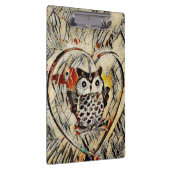 フクロウのスケッチ クリップボード (右)