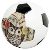 フクロウのスケッチ サッカーボール (3/4)