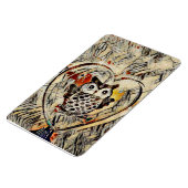 フクロウのスケッチ マグネット (左側)