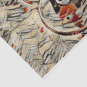 フクロウのスケッチ 薄葉紙 (詳細)