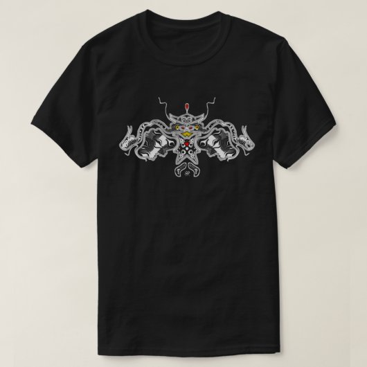 フクロウのスケッチ Tシャツ (デザイン正面)