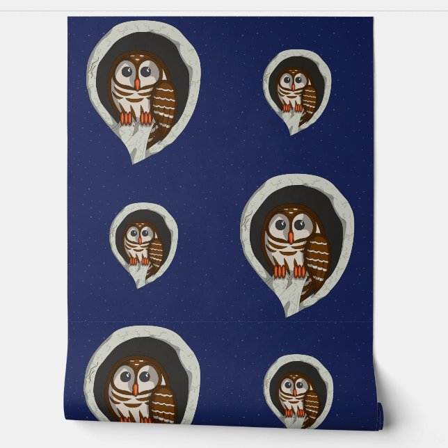 フクロウのセレーネ 壁紙 (ほどく)