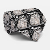フクロウのタイ ネクタイ (ロール)