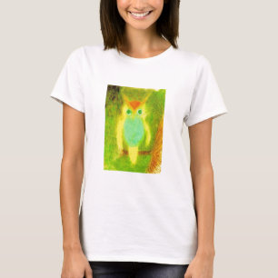 フクロウのティー Tシャツ
