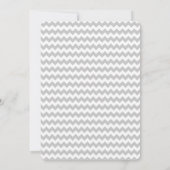 フクロウのテーマのベビーシャワー 招待状 (裏面)