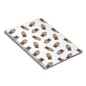 フクロウのトスのノート ノートブック (右側)