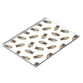 フクロウのトスのノート ノートブック (左側)