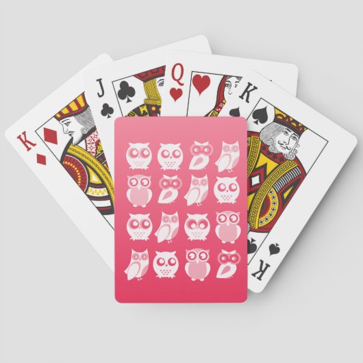 フクロウのトランプ トランプ (裏面)