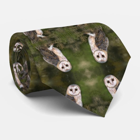 フクロウのネクタイ ネクタイ (ロール)