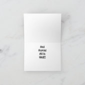 フクロウのノートカ恋しく思ード – 'You カード (内部)