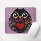 フクロウのハッチ マウスパッド (マウス)