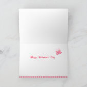 フクロウのバレンタインカード(ピンク) -常のフクロウ愛 シーズンカード (内部)