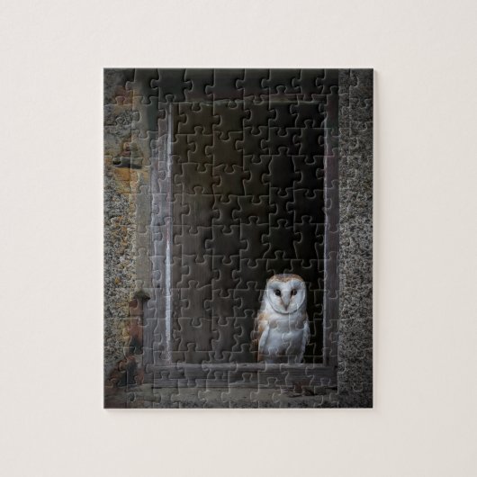 フクロウのパズルかジグソーパズル ジグソーパズル (縦)