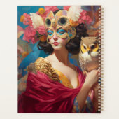 フクロウのファンタジー プランナー手帳 (裏面)