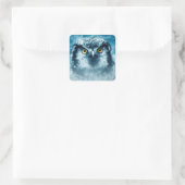 フクロウのフクロウ スクエアシール (バッグ)